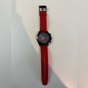 Fossil CH2871 Red Chronograph Men's Watch